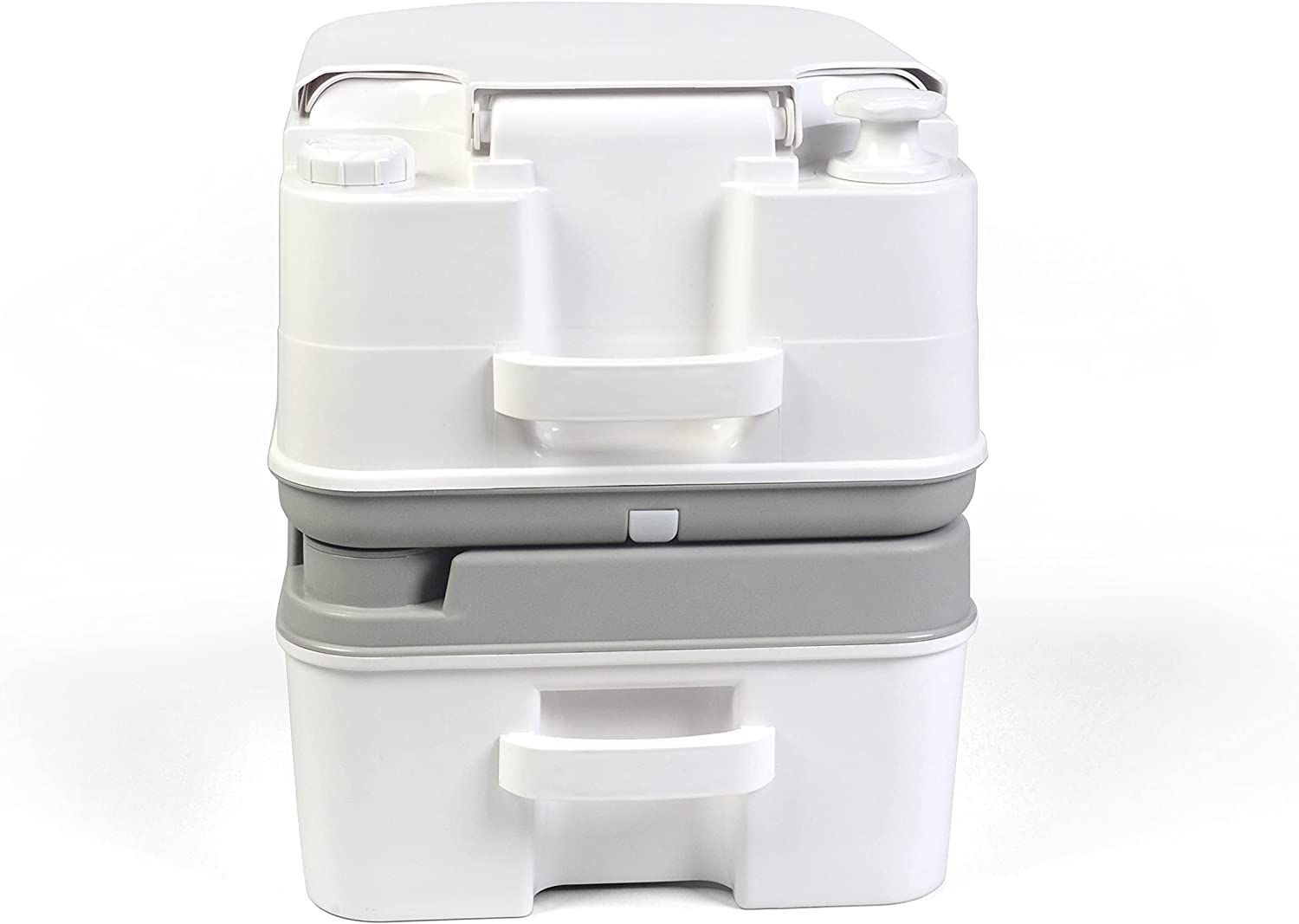 24L Camping Portable Toilet White Homesbrand   1095 2 