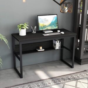 Computer Desk Home Office Writing Study Desk in Black